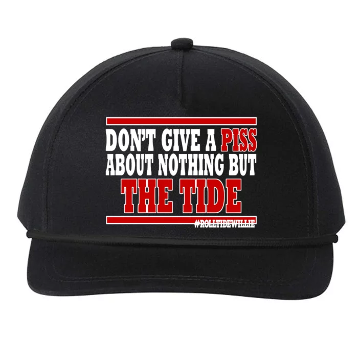 DonT Give A Piss About Nothing But The Tide Snapback Five-Panel Rope Hat