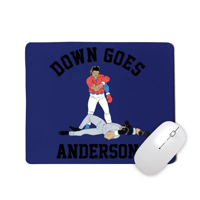 Down Goes Anderson Mousepad