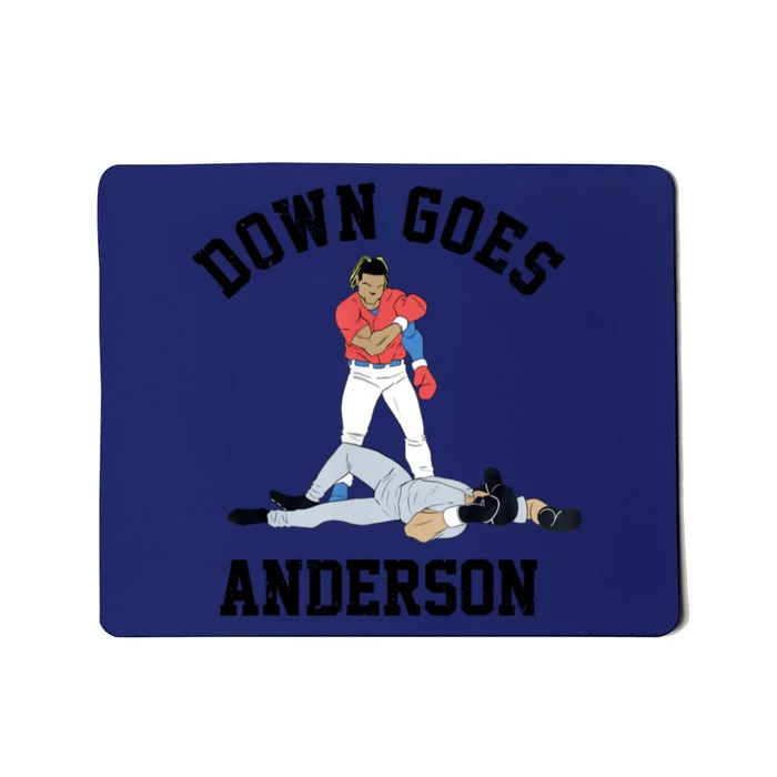 Down Goes Anderson Mousepad