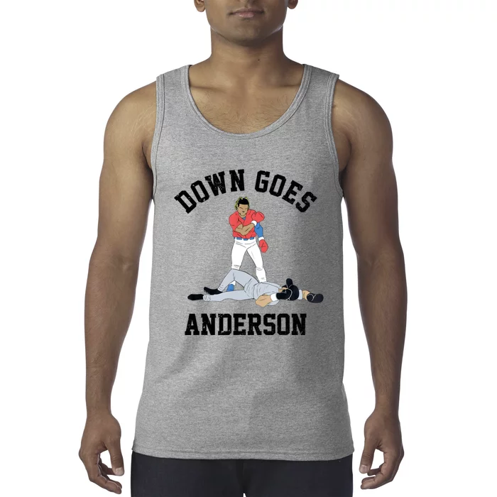 Down Goes Anderson Tank Top