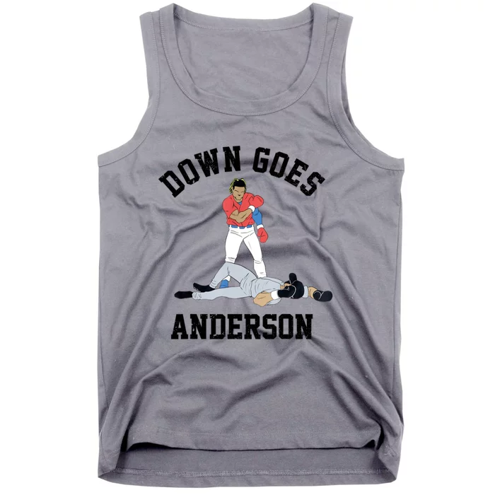 Down Goes Anderson Tank Top