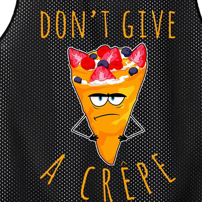 Dont Give A Crepe Mesh Reversible Basketball Jersey Tank