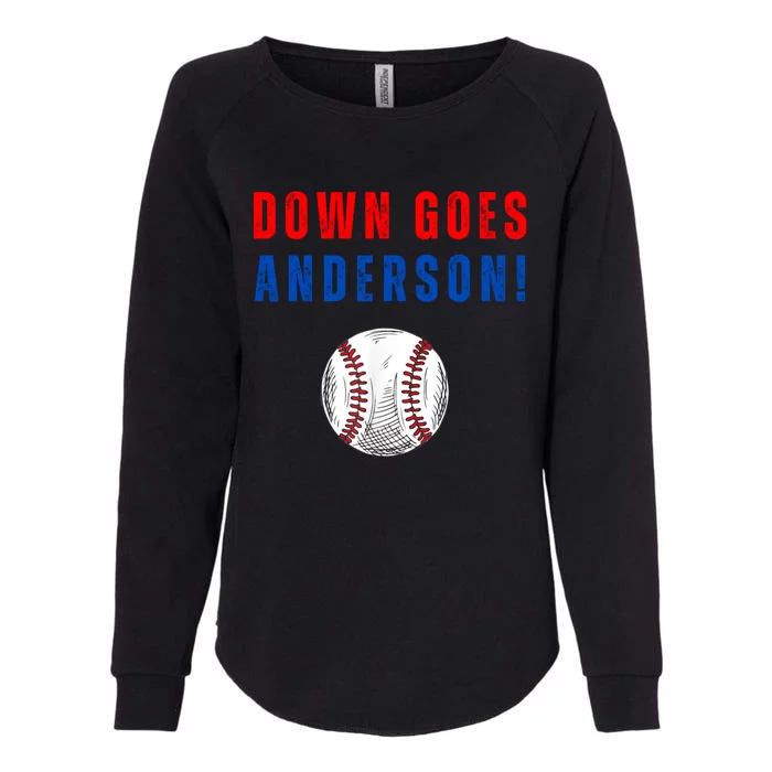 Down Goes Anderson Womens California Wash Sweatshirt