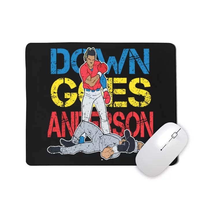 Down Goes Anderson Mousepad