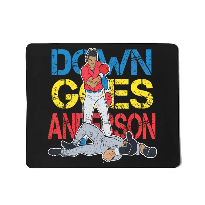 Down Goes Anderson Mousepad