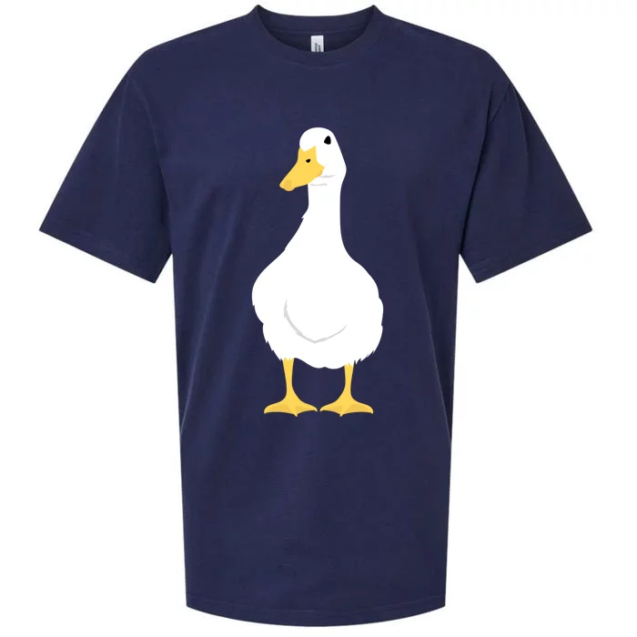 Duck Goose Animal Friend Feathered Gift Funny Gift Sueded Cloud Jersey T-Shirt