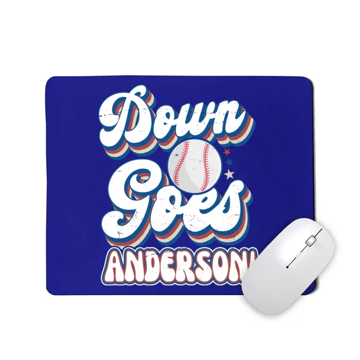 Down Goes Anderson Mousepad