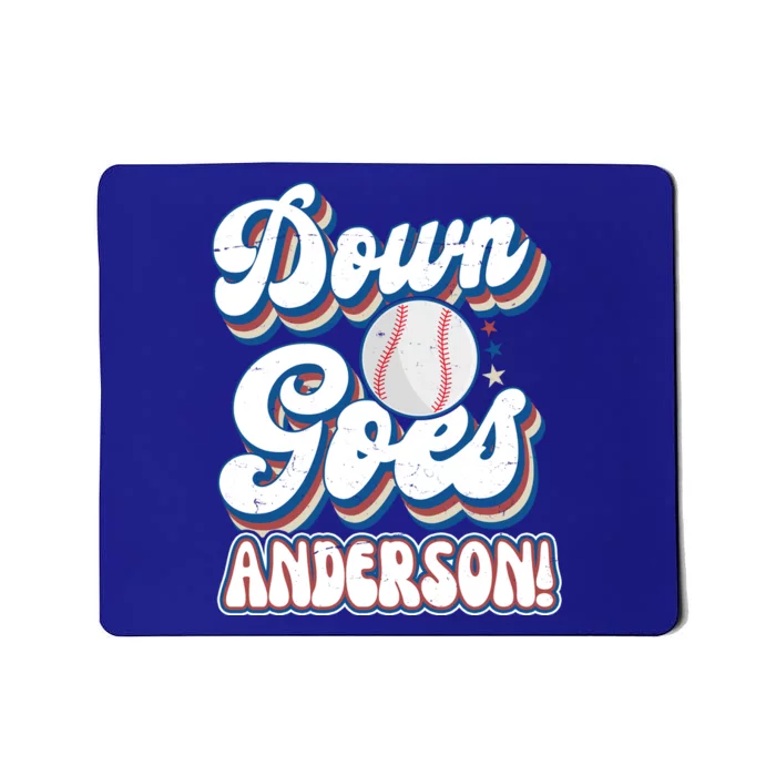 Down Goes Anderson Mousepad