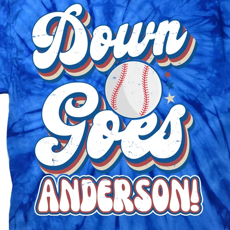 Down Goes Anderson Tie-Dye T-Shirt