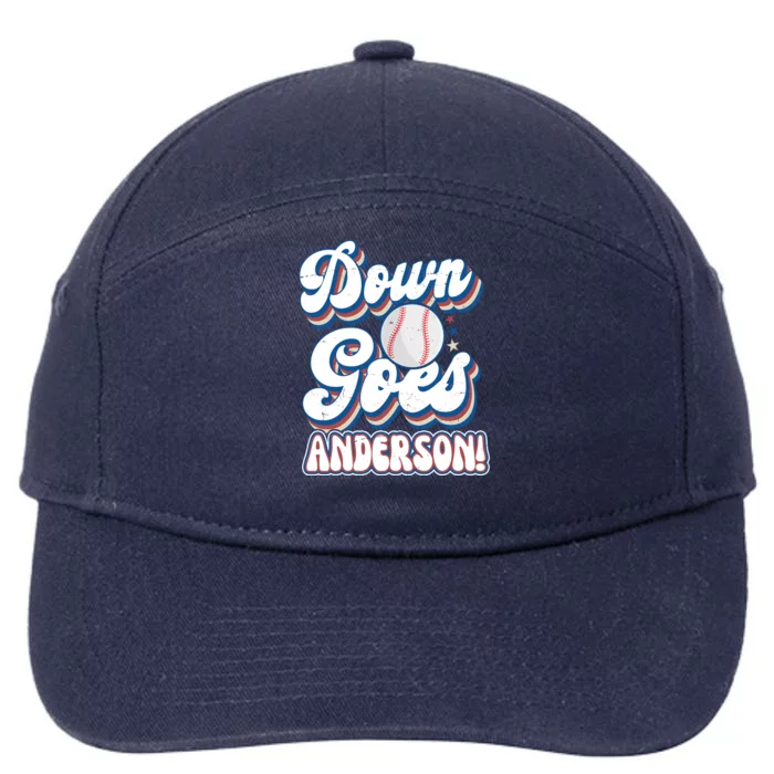 Down Goes Anderson 7-Panel Snapback Hat