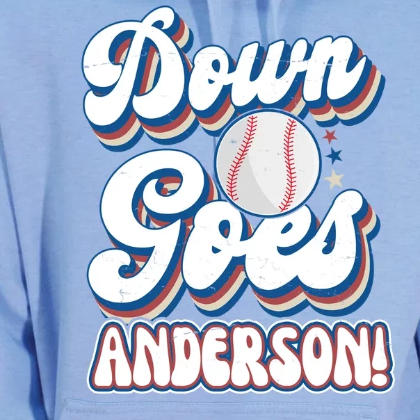 Down Goes Anderson Unisex Surf Hoodie