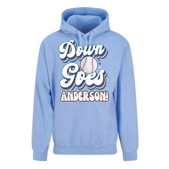 Down Goes Anderson Unisex Surf Hoodie