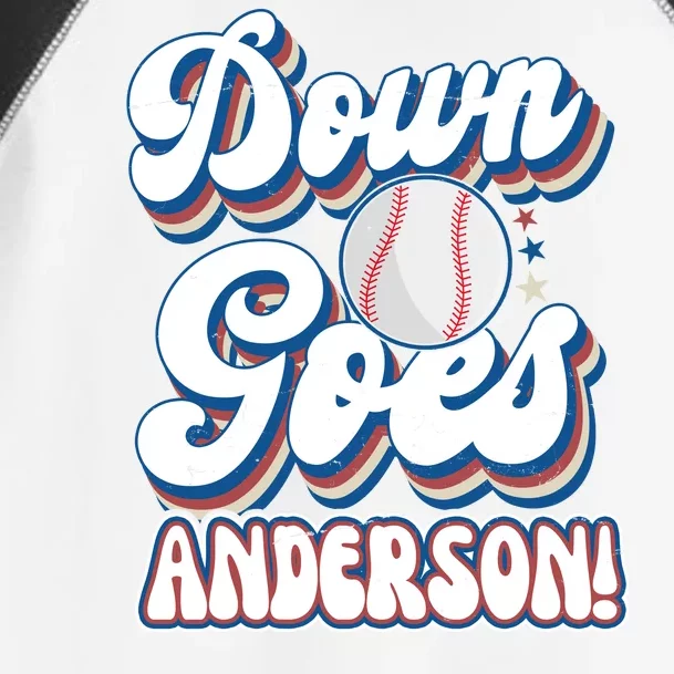 Down Goes Anderson Toddler Fine Jersey T-Shirt