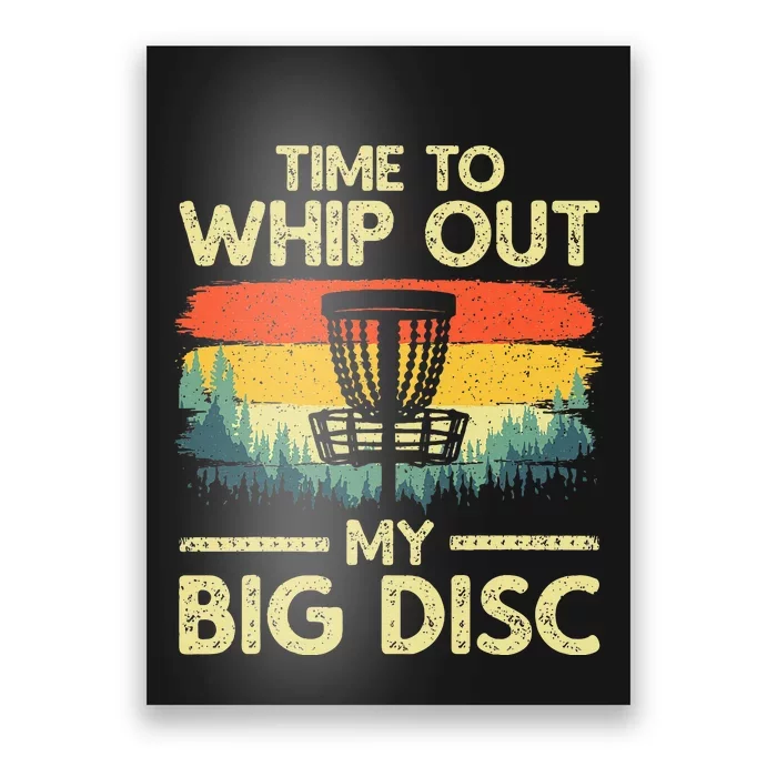 Disc Golf Art For Women Flying Disc Sport Players Poster