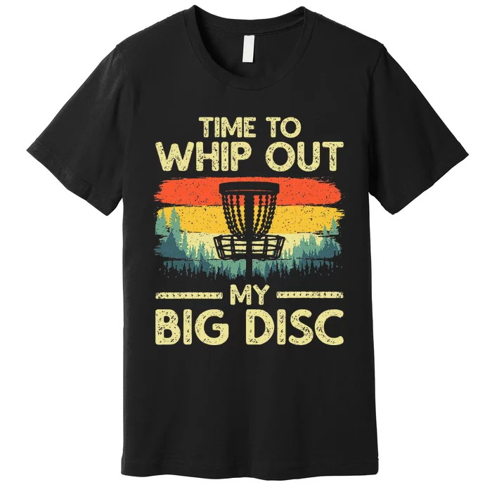 Disc Golf Art For Women Flying Disc Sport Players Premium T-Shirt