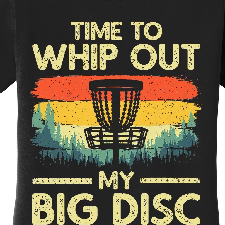 Disc Golf Art For Women Flying Disc Sport Players Women's T-Shirt