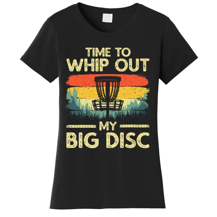 Disc Golf Art For Women Flying Disc Sport Players Women's T-Shirt