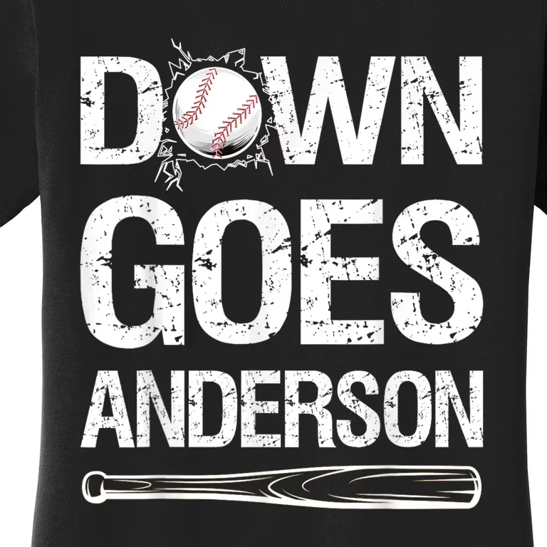 Down Goes Anderson Women's T-Shirt