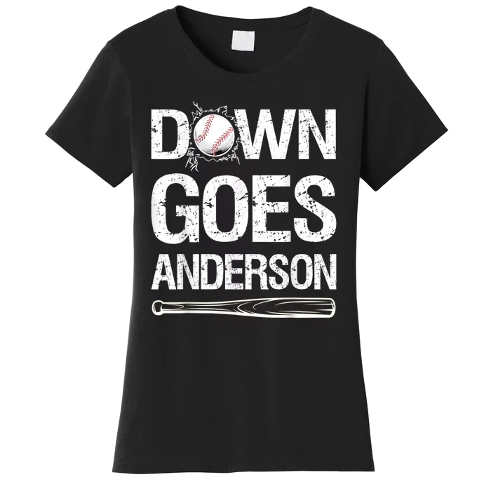 Down Goes Anderson Women's T-Shirt