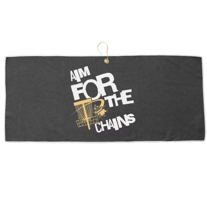 Disc Golf Aim For The Chains XIIII Large Microfiber Waffle Golf Towel