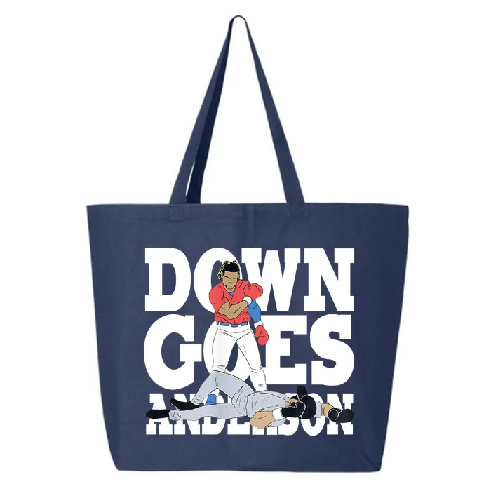 Down Goes Anderson Baseball Fight 25L Jumbo Tote