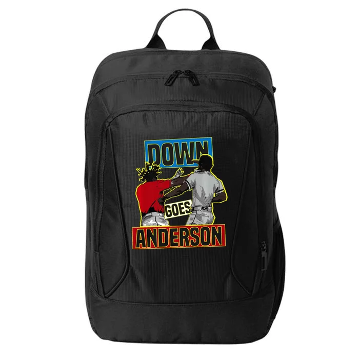 Down Goes Anderson Baseball Meme City Backpack