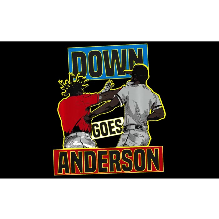 Down Goes Anderson Baseball Meme Bumper Sticker