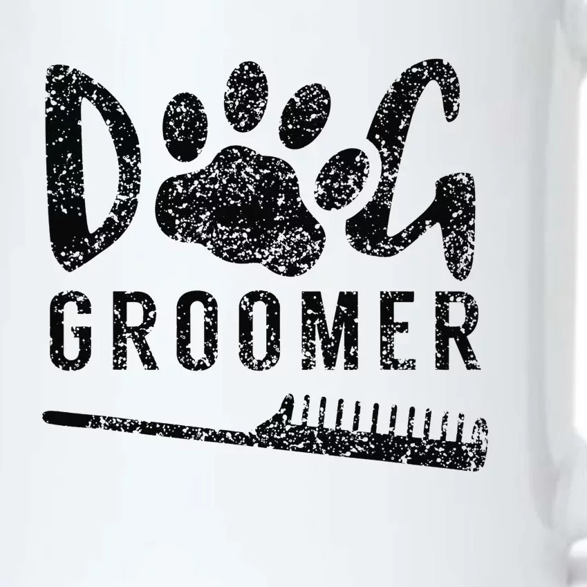 Dog Groomer Animal Salon Grooming Black Color Changing Mug