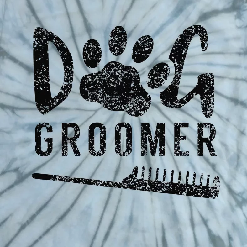 Dog Groomer Animal Salon Grooming Tie-Dye T-Shirt