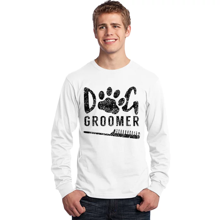 Dog Groomer Animal Salon Grooming Long Sleeve Shirt