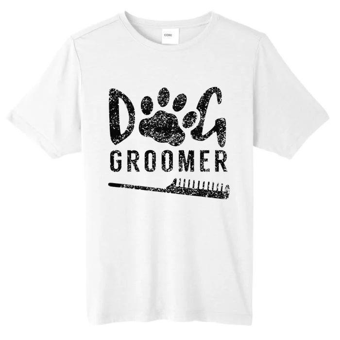 Dog Groomer Animal Salon Grooming ChromaSoft Performance T-Shirt