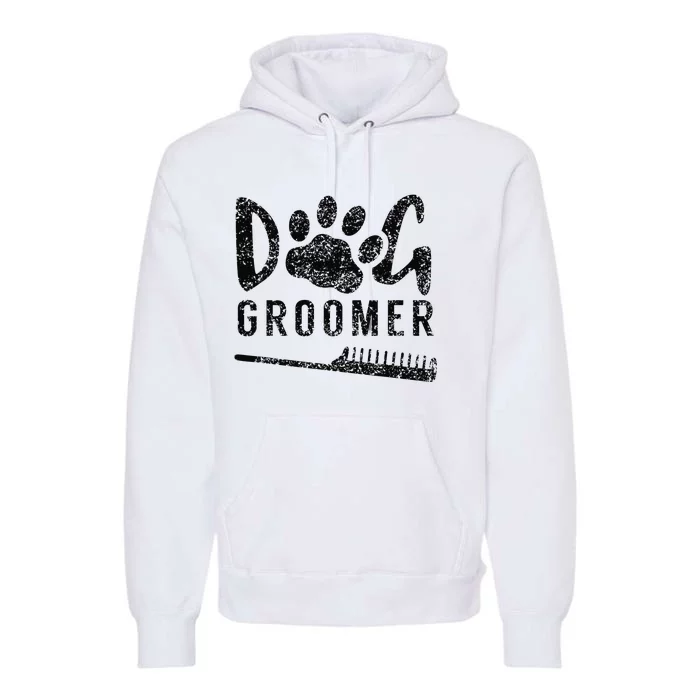 Dog Groomer Animal Salon Grooming Premium Hoodie