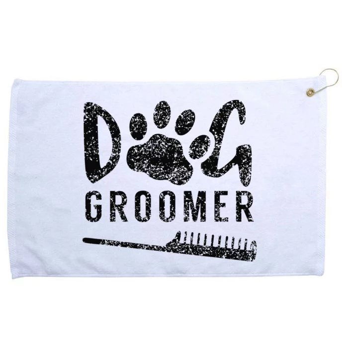 Dog Groomer Animal Salon Grooming Grommeted Golf Towel