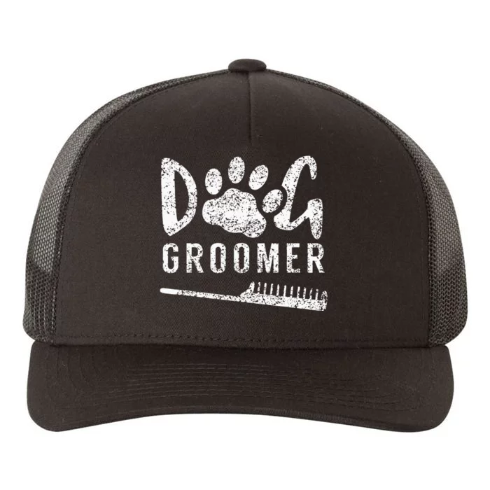 Dog Groomer Animal Salon Grooming Yupoong Adult 5-Panel Trucker Hat