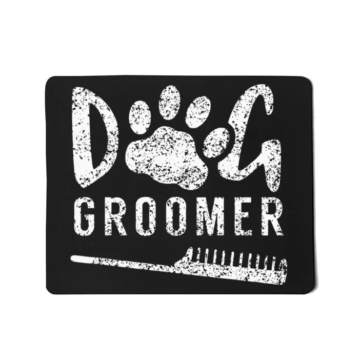 Dog Groomer Animal Salon Grooming Mousepad