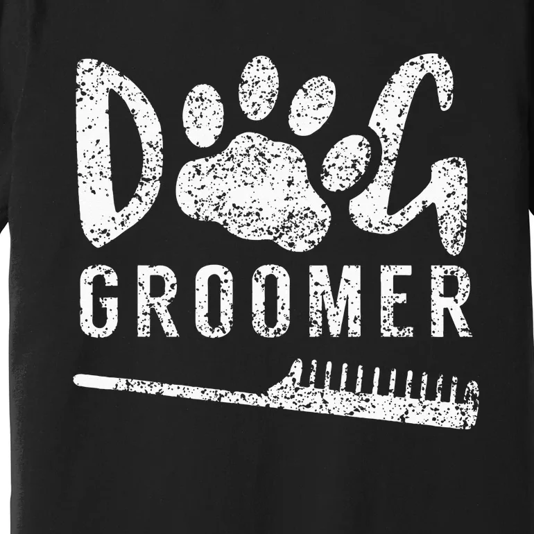 Dog Groomer Animal Salon Grooming Premium T-Shirt