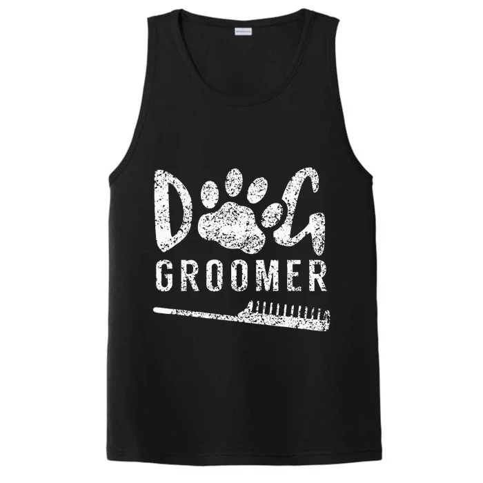 Dog Groomer Animal Salon Grooming Performance Tank