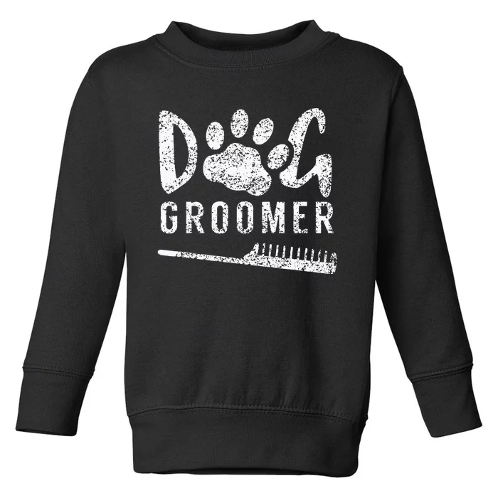 Dog Groomer Animal Salon Grooming Toddler Sweatshirt