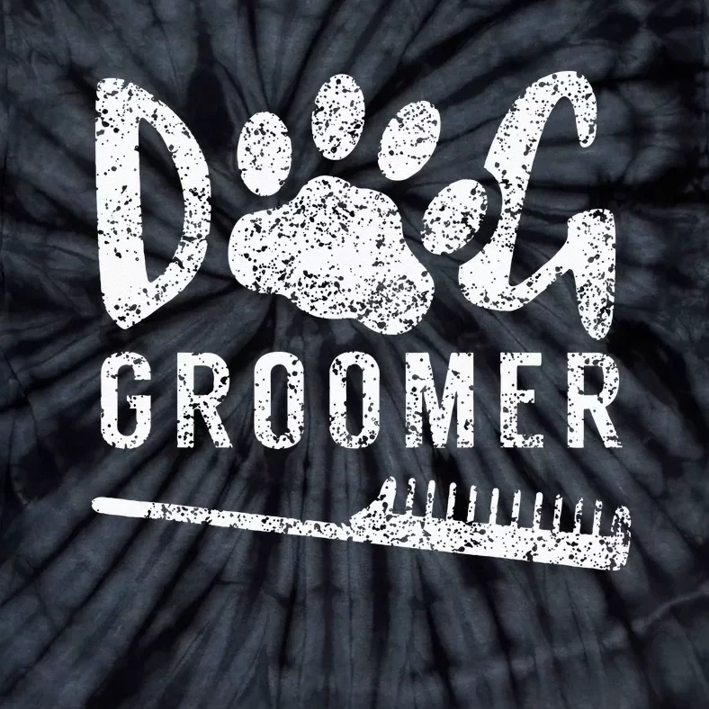 Dog Groomer Animal Salon Grooming Tie-Dye T-Shirt