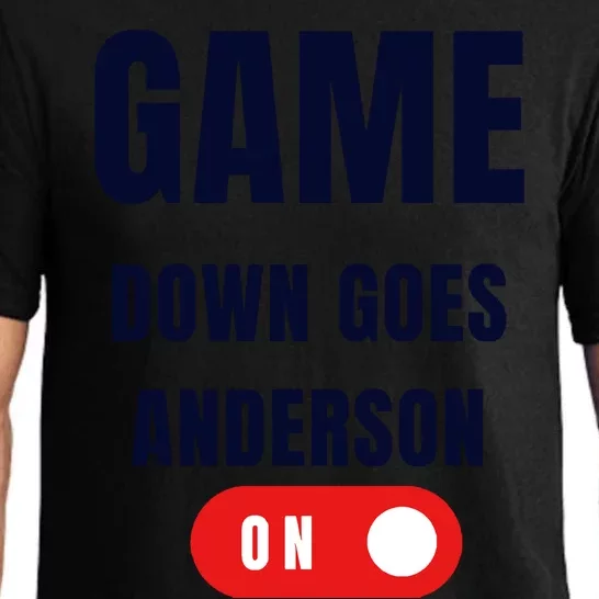 Down Goes Anderson Pajama Set