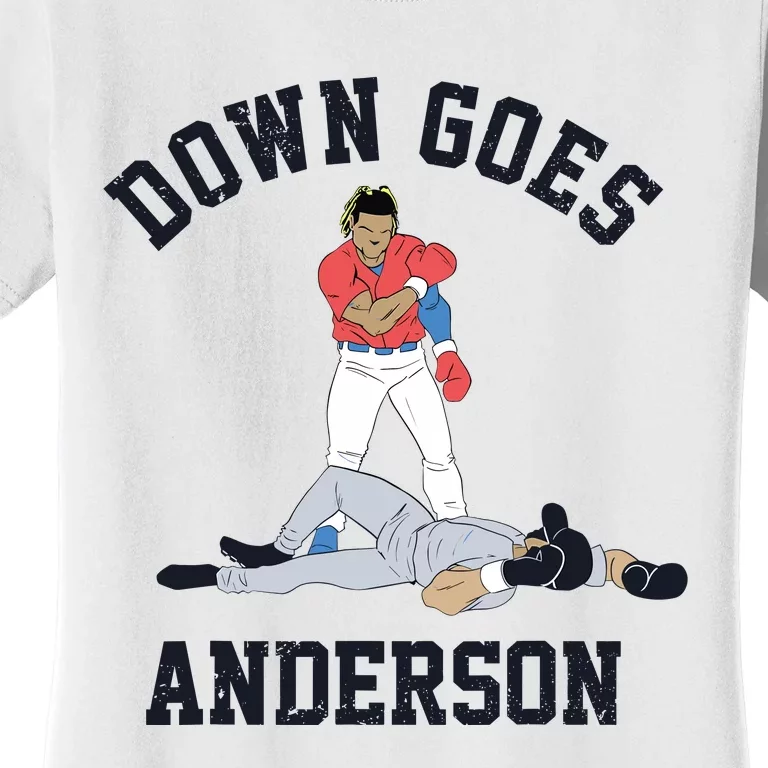 Down Goes Anderson Women's T-Shirt