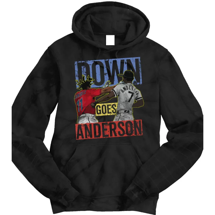 Down Goes Anderson Tie Dye Hoodie