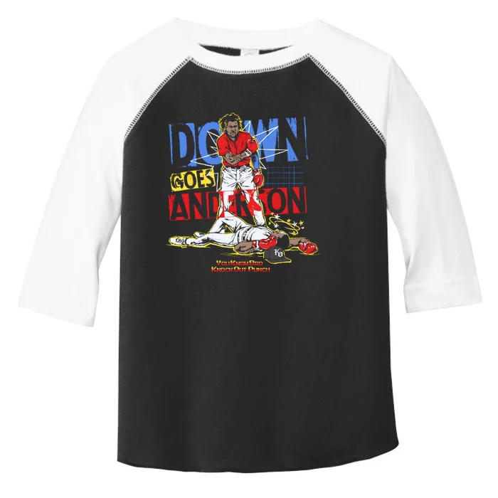 Down Goes Anderson Toddler Fine Jersey T-Shirt