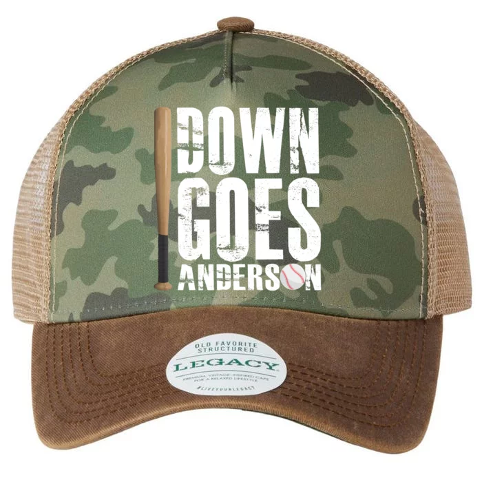 Down Goes Anderson Baseball Legacy Tie Dye Trucker Hat