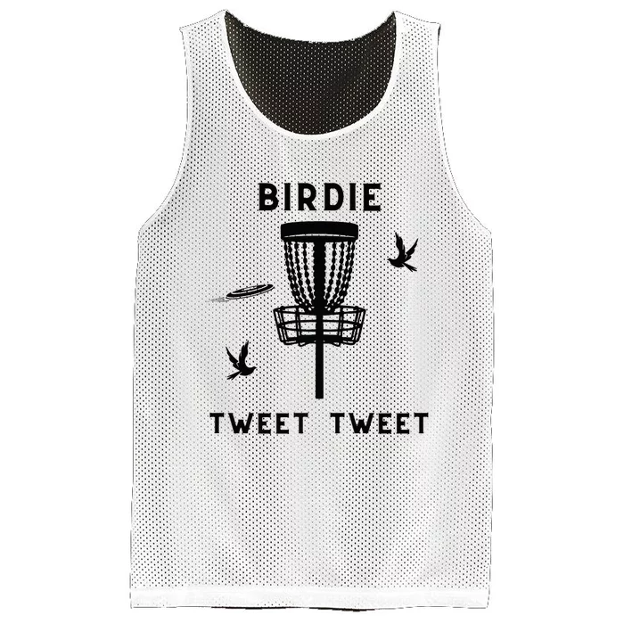 Disc Golf Birdie Tweet Tweet Mesh Reversible Basketball Jersey Tank