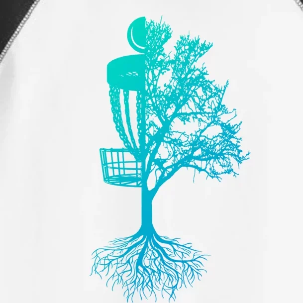 Disc Golf Basket And Tree Frolf Frisbee Golf Cool Gift Toddler Fine Jersey T-Shirt