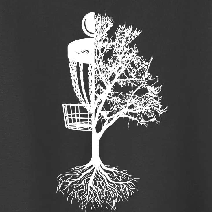 Disc Golf Basket And Tree Frolf Frisbee Golf Gift Toddler T-Shirt