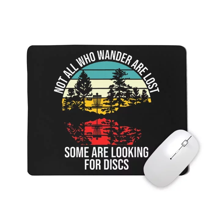 Disc Golf Basket Wandering Mousepad