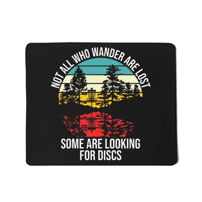 Disc Golf Basket Wandering Mousepad