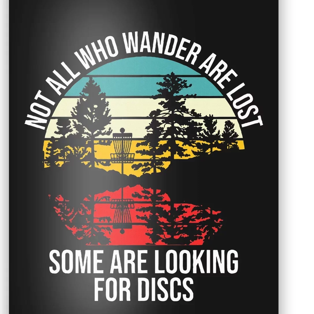 Disc Golf Basket Wandering Poster